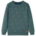 Sweatshirt para Criança C/ Estampa de Cão Verde-escuro Mesclado 140