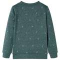 Sweatshirt para Criança C/ Estampa de Cão Verde-escuro Mesclado 140