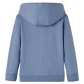 Sweatshirt para Criança com Capuz Azul Mesclado 128
