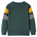 Sweatshirt para Criança Verde-escuro 140