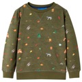 Sweatshirt para Criança Cor Caqui 116
