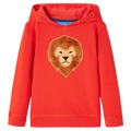 Sweatshirt para Criança com Capuz Vermelho 116
