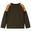 Sweatshirt para Criança Cor Caqui-escuro e Camel 128