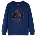 Sweatshirt para Criança C/ Design de Ouriço Azul-marinho 116