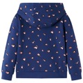 Sweatshirt com Capuz para Criança C/ Estampa Pontos Azul-marinho 104
