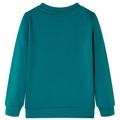 Sweatshirt para Criança com Estampa de Brilhantes Verde-escuro 128