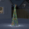 árvore de Natal Luminosa em Cone 275 Luzes LED 180 cm Colorido