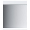 Espelho Wc C/ Prateleira Berg 60x12x70 cm Madeira Maciça Branco