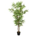 árvore de Bambu Artificial 552 Folhas 120 cm Verde