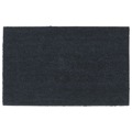 Tapete de Porta 50x80 cm Fibra de Coco Tufada Cinzento Escuro