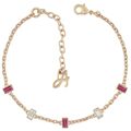 Bracelete Feminino 5448568 Cor de Rosa Metal (6 cm)