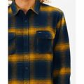 Camisa de Manga Comprida Homem Rip Curl Count Azul Amarelo Franela XL