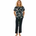 Camisa Rip Curl Swc Botanica S/s Homem Manga Curta Preto XL