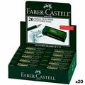 Borracha Faber-castell Dust Free Verde (20 Unidades)