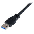 Cabo USB para Micro USB Startech USB3CAUB1M Preto