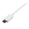 Cabo USB para Micro USB Startech USBPAUB2MW Branco