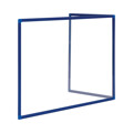 Placa de Vidro Duo 600 mm de Altura Frame Alumínio Azul 1200x900 mm COVID-19
