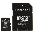 Cartão de Memória Micro Sd com Adaptador Intenso 3413490 64 GB Classe 10