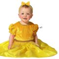 Fantasia para Bebés Princesa Dourado 6-12 Meses