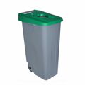 Caixote do Lixo com Rodas Denox 110 L Verde 58 X 41 X 89 cm