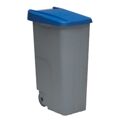 Caixote do Lixo com Rodas Denox 85 L Azul 58 X 41 X 76 cm
