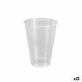 Conjunto de Copos Reutilizáveis Algon Plástico Transparente 50 Peças 330 Ml (12 Unidades)
