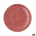 Plat Bord Ariane Oxide Cerâmica Vermelho (ø 31 cm) (6 Unidades)
