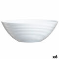 Saladeira Luminarc Harena Branco Vidro (ø 27,3 cm) (6 Unidades)