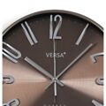 Relógio de Parede Versa Prateado Plástico Quartzo 4,3 X 30 X 30 cm