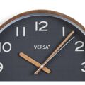 Relógio de Parede Versa Cinzento Plástico Quartzo 4,3 X 30 X 30 cm