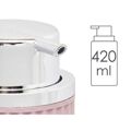 Dispensador de Sabão Cor de Rosa Plástico 32 Unidades (420 Ml)