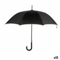 Guarda-chuva Preto Creme Metal Fibra 95 X 95 X 86 cm (12 Unidades)