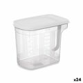 Organizador para Frigorífico Cinzento Transparente Plástico 2,5 L 20,5 X 17 X 13 cm (24 Unidades)