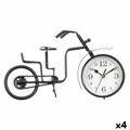 Tafelklok Bicicleta Preto Metal 33 X 21 X 4 cm (4 Unidades)