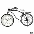Tafelklok Bicicleta Preto Metal 36 X 22 X 7 cm (4 Unidades)