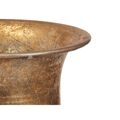 Vaso Dourado Metal 14 X 46 X 14 cm (4 Unidades) com Relevo