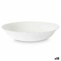 Saladeira Branco Vidro 27,5 X 5,5 X 27,5 cm (18 Unidades)