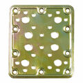 Placa de Fixação Amig 504-12126 Bichromato Dourado Aço (200 X 100 mm)