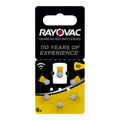 Pilhas de Botão de Lítio Rayovac Compatível com Aparelho Auditivo ZA10 1,4 V (6 Unidades)