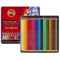Lápis de Cores Michel Polycolor Multicolor 24 Peças