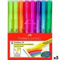 Conjunto de Marcadores Fluorescentes Faber-castell Textliner 38 5 Unidades