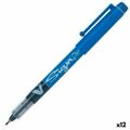 Esferográfica de Tinta Líquida Pilot V Sign Pen Azul 0,6 mm (12 Unidades)