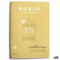 Caderno Quadriculado Rubio Nº 18 A5 Espanhol 20 Folhas (10 Unidades)