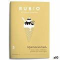 Caderno Quadriculado Rubio Nº 5 A5 Espanhol 20 Folhas (10 Unidades)