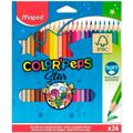 Lápis de Cores Maped Color' Peps Star Multicolor 24 Peças (12 Unidades)