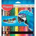 Lápis de Cores Maped Animals Color' Peps Multicolor 24 Peças (12 Unidades)