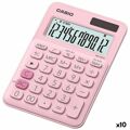 Calculadora Casio MS-20UC 2,3 X 10,5 X 14,95 cm Cor de Rosa (10 Unidades)