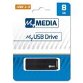Memória USB Mymedia Preto 8 GB