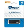 Memória USB Mymedia Preto 16 GB