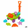 Conjunto de Brinquedos de Praia Colorbaby Carrinho de Mão Polipropileno (12 Unidades)